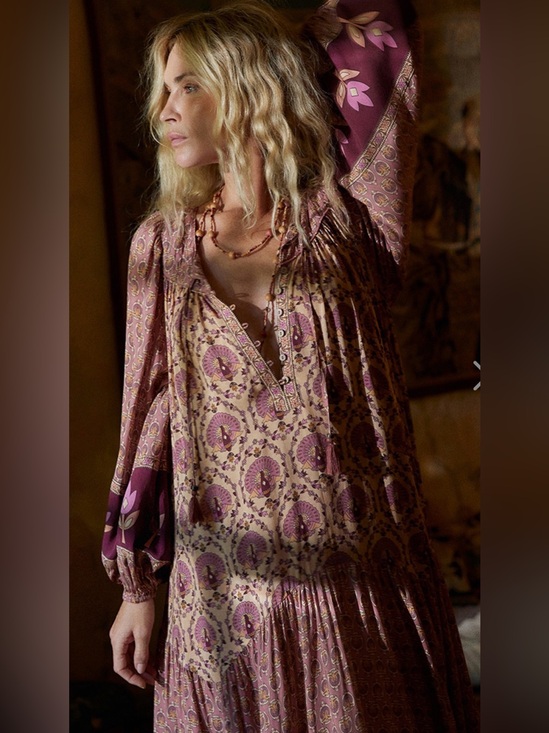 Spell Dresses & Skirts - SPELL Chateau Boho Gown Maxi Dress Floral Paisley XS